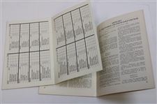 1960 World Amateur Championship Program, Score Booklet & Record Book