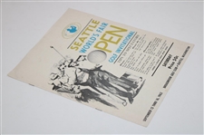 1962 Seattle World's Fair Open Golf Invitational Saturday Program