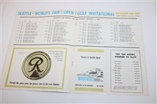 1962 Seattle World's Fair Open Golf Invitational Saturday Program