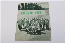 Jack Nicklaus Signed 1962 Portland PGA Open Official Program - 3rd Pro Win JSA ALOA