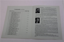 1954 Junior Amateur Championship at The Los Angeles CC Official Program - 14 Yr. Old Jack Nicklaus