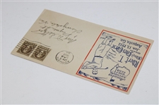 1933 Augusta National Golf Club 'Bobby Jones Course Opening' FDC - Red & Blue