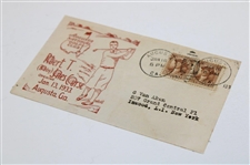 1933 Augusta National Golf Club 'Bobby Jones Course Opening' FDC - Red