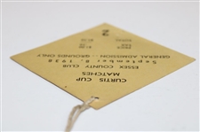 1938 Curtis Cup Matches at Essex Country Club Ticket #2