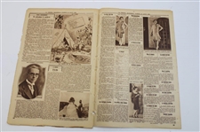 1928 La Presse (Montreal) Newspaper Insert With Johnny Farrell Photogravure Cover