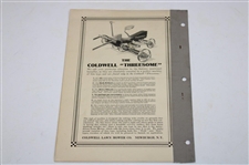 1916 The Golf Course Pamphlet With 'Modern Golf Chats' Tillinghast Article