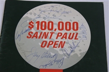 Palmer, Nicklaus, Lema & others Signed 1965 St. Paul Open Program JSA ALOA