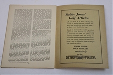 1929 'How To Play Golf' by Bobby Jones 1st Edition Booklet