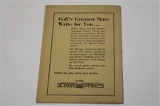 1929 'How To Play Golf' by Bobby Jones 1st Edition Booklet