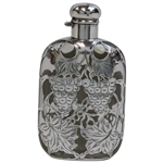 1914 Columbia CC Annual Golf Tournament Sterling Silver Overlay Flask