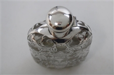 1914 Columbia CC Annual Golf Tournament Sterling Silver Overlay Flask