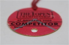 2000 Open Championship Competitor Badge #140 - Tiger Woods Win