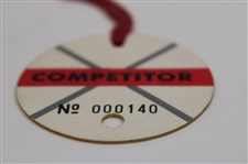 2000 Open Championship Competitor Badge #140 - Tiger Woods Win