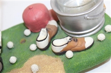 Golf Theme Ceramic Yankee Candle Holder