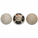 Lot Of Three (3) Golf Balls Including Spalding Black Dot, U.S. True Blue & Tiger