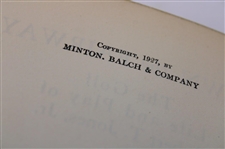 1927 First Edition 'Down The Fairway' Book by Bobby Jones