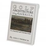 Golf Architecture In America By Geo. Thomas Jr. Unopened In Original Wrapping