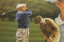 1953 Limited Edition #103/1953 Ben Hogan Poster Signed By Artist Alan Zuniga