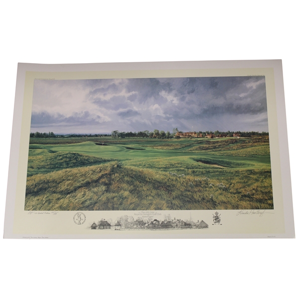 The 17th Hole Royal St. Georges Golf Club Limited Edition AP #45/85 Poster By Linda Hartough