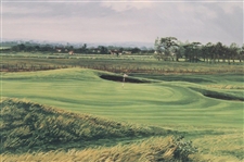 The 17th Hole Royal St. George's Golf Club Limited Edition AP #45/85 Poster By Linda Hartough