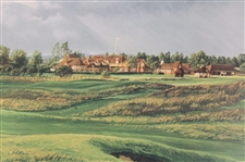 The 17th Hole Royal St. George's Golf Club Limited Edition AP #45/85 Poster By Linda Hartough