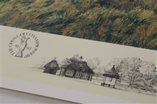The 17th Hole Royal St. George's Golf Club Limited Edition AP #45/85 Poster By Linda Hartough