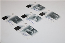 Weiskopf, Sabatani, Stadler, Martin & Irwin Signed 2001 Upper Deck Sign Of The Times Cards