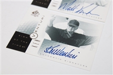 Ken Venturi, Kuchar & Harrington Signed 2001 Upper Deck Sign Of The Times Cards