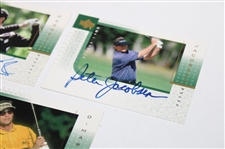 Parnevik, Leonard, Jacobsen, Dimarco & Kite Signed 2001 Upper Deck Players Ink Cards
