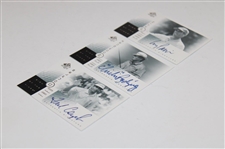 Corey Pavin, Chi Chi Rodriguez & Fred Couples Signed 2001 Upper Deck Sign Of The Times Cards