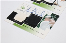 Annika Sorenstam, Nancy Lopez & Charles Howell III Signed 2003 Upper Deck Golf Gear Birdie Cards