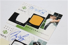 Annika Sorenstam, Nancy Lopez & Charles Howell III Signed 2003 Upper Deck Golf Gear Birdie Cards