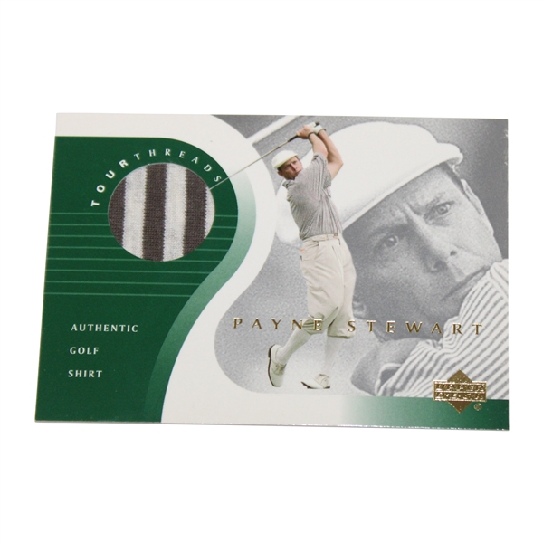 2001 Upper Deck Tour Threads Payne Stewart Card