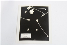 1940 Bobby Jones 'Back-Swing' Spalding Edgerton Study Original Inlayed Photo & Advertisement Card