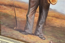 Portrait Of Scottish Golfer Allan Robertson - Framed