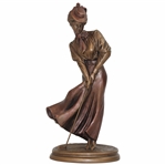 1992 Austin Sculpture Of Female Golfer Putting