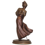 1992 Austin Sculpture Of Female Golfer Putting