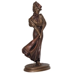 1992 Austin Sculpture Of Female Golfer Putting