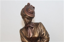 1992 Austin Sculpture Of Female Golfer Putting