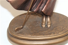 1992 Austin Sculpture Of Female Golfer Putting
