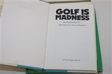 Five (5) Books - Fore, The Wow Factor, Golf is Madness, Love That Golf, & The Truth About Golf & Other Lies