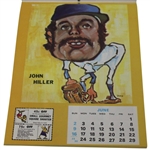 Jack Nicklaus Signed Rare 1974 Little Caesars Sport Calendar Card JSA ALOA