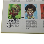 Jack Nicklaus Signed Rare 1974 Little Caesars Sport Calendar Card JSA ALOA