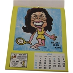 Jack Nicklaus Signed Rare 1974 Little Caesars Sport Calendar Card JSA ALOA