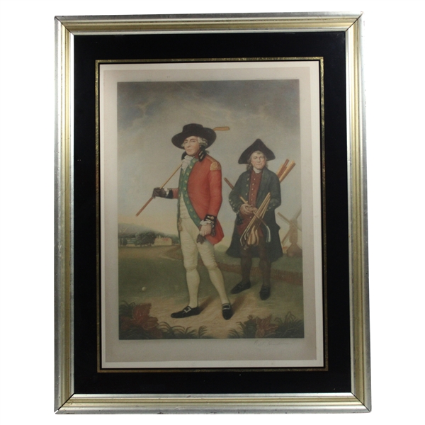 The Blackheath Golfer Print Signed by Engraver Will Henderson