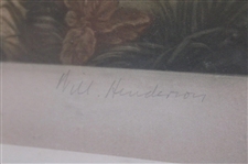 'The Blackheath Golfer' Print Signed by Engraver Will Henderson