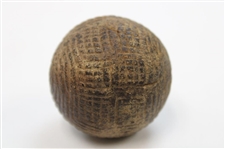 Hand-Hammered Gutty Golf Ball