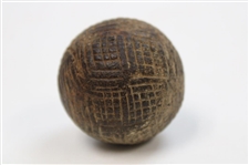 Hand-Hammered Gutty Golf Ball