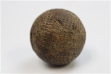 Hand-Hammered Gutty Golf Ball