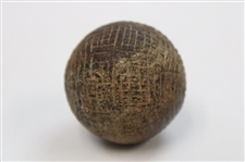 Hand-Hammered Gutty Golf Ball